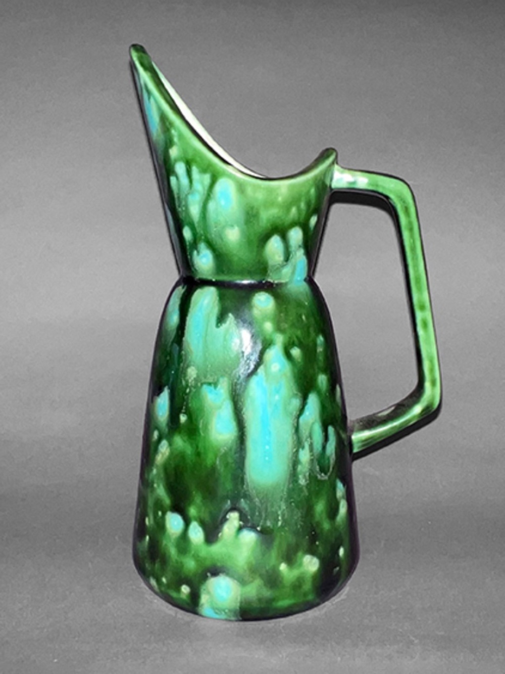 Vintage Green & Aqua Pitcher
